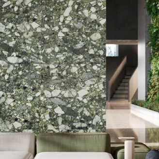 Sant’Agostino Klinker <strong>Venistone</strong>  Emerald Matt-Relief 60x120 cm