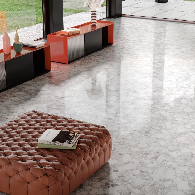 Sant’Agostino Gulvflis Venistone Pearl Polert 60x60 cm