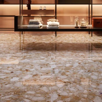 Sant’Agostino Klinker <strong>Venistone</strong>  Gold Polerad 90x90 cm