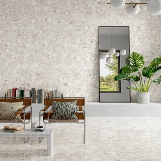 Sant’Agostino Klinker <strong>Venistone</strong>  Ivory Polerad 90x90 cm