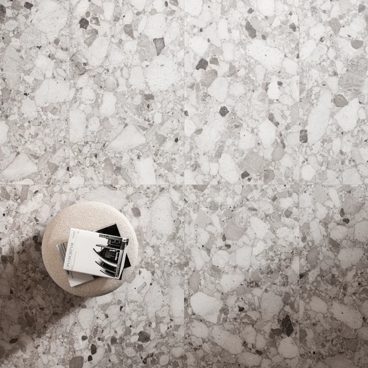 Sant’Agostino Gulvflis Venistone Grey Matt 90x90 cm