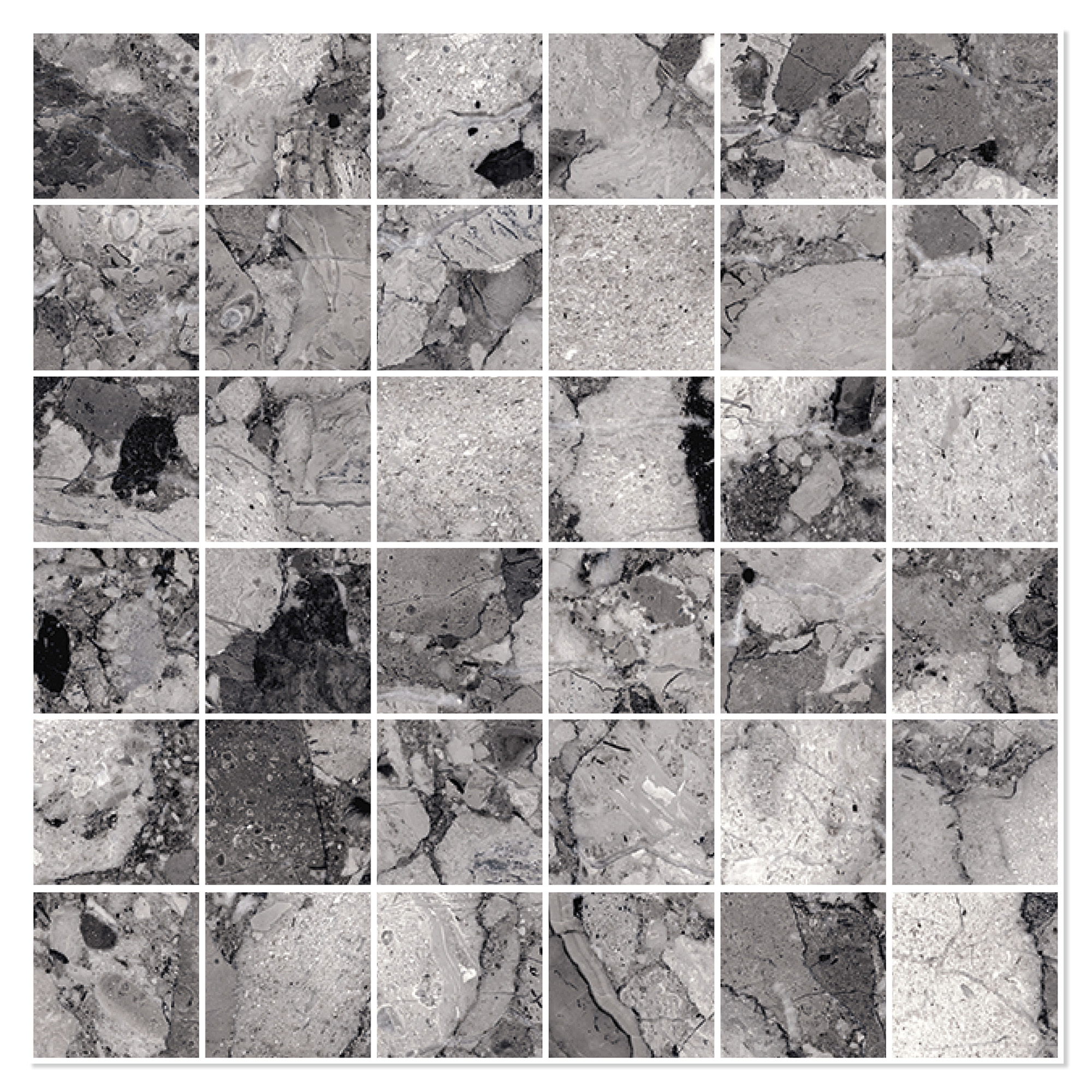 Sant’Agostino Mosaikk Gulvflis Venistone Dark Matt 30x30 (5x5) cm