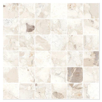 Sant’Agostino Mosaik Klinker <strong>Venistone</strong>  Ivory Polerad 30x30 (5x5) cm
