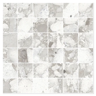 Sant’Agostino Mosaik Klinker <strong>Venistone</strong>  Pearl Polerad 30x30 (5x5) cm