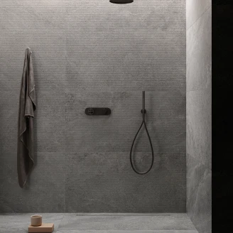 Sant’Agostino Kakel <strong>Bergstone</strong>  Rigato Dark Matt-Relief 60x120 cm