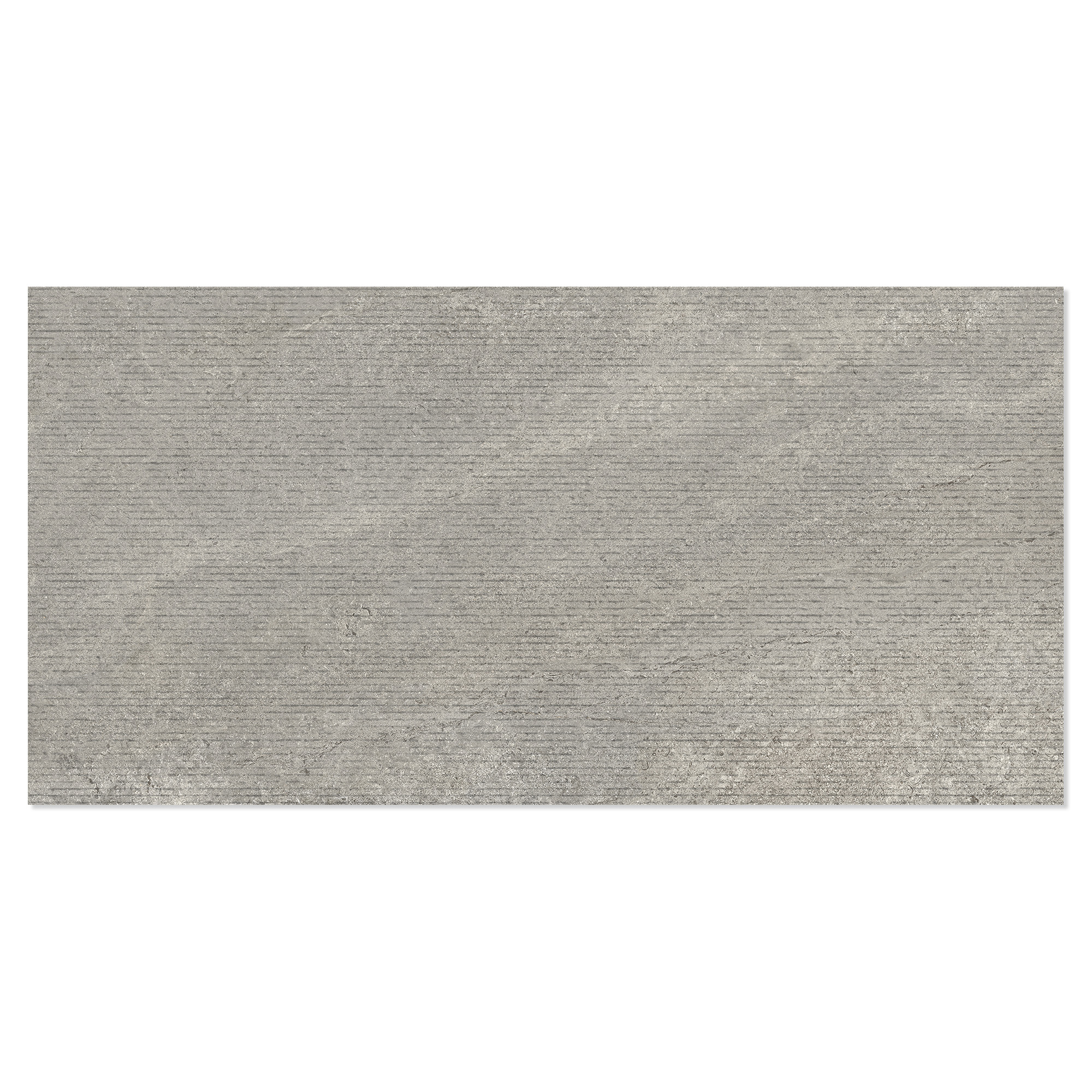 Sant’Agostino Veggflis Bergstone Rigato Grey Matt-Relieff 60x120 cm