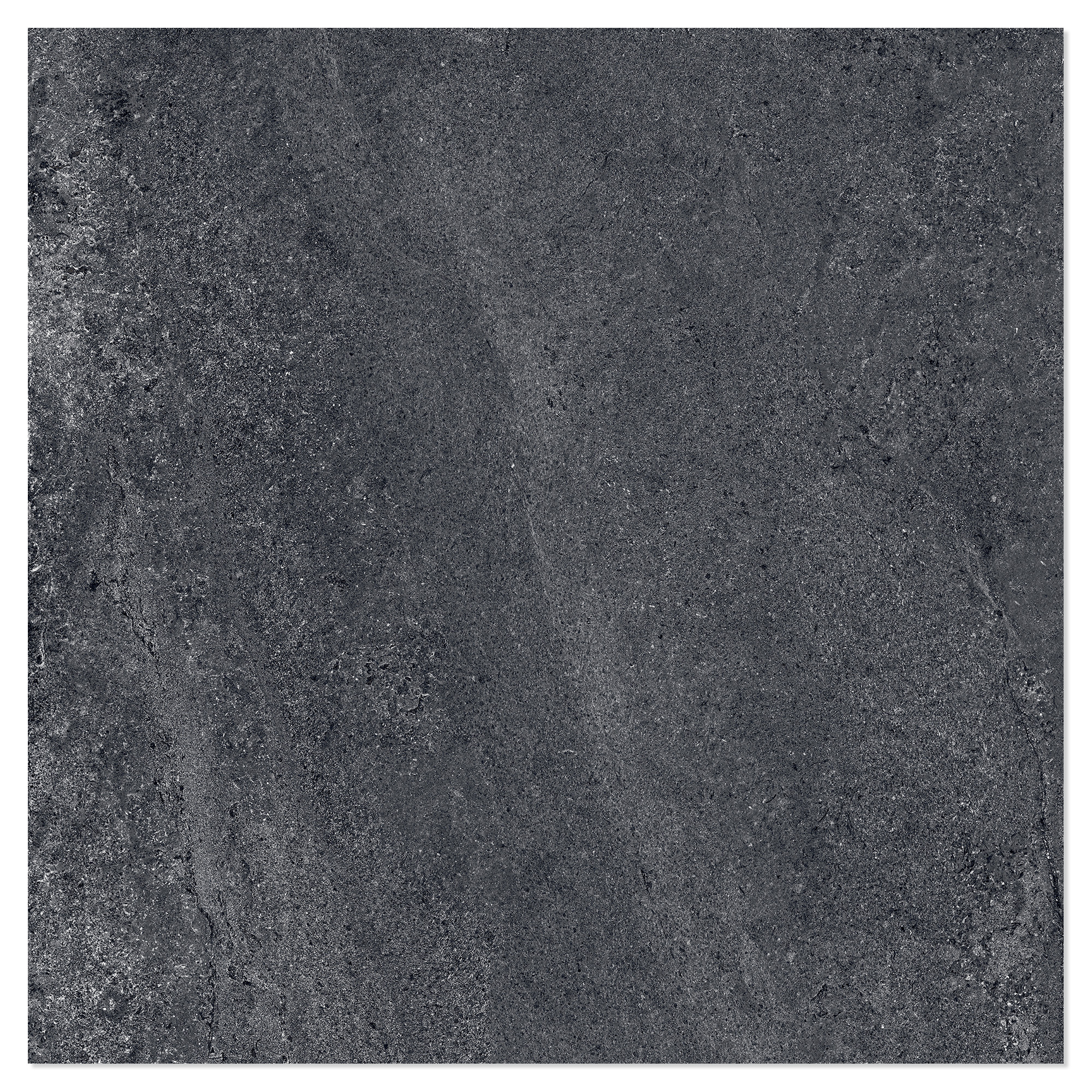 Sant’Agostino Gulvflis Bergstone Black Sklisikker Matt-Struktur 3D 60x60 cm