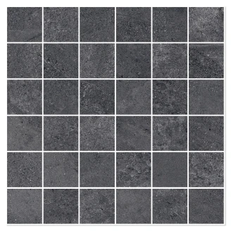 Sant’Agostino Mosaik Klinker <strong>Bergstone</strong>  Black Matt-Struktur 3D 30x30 (5x5) cm