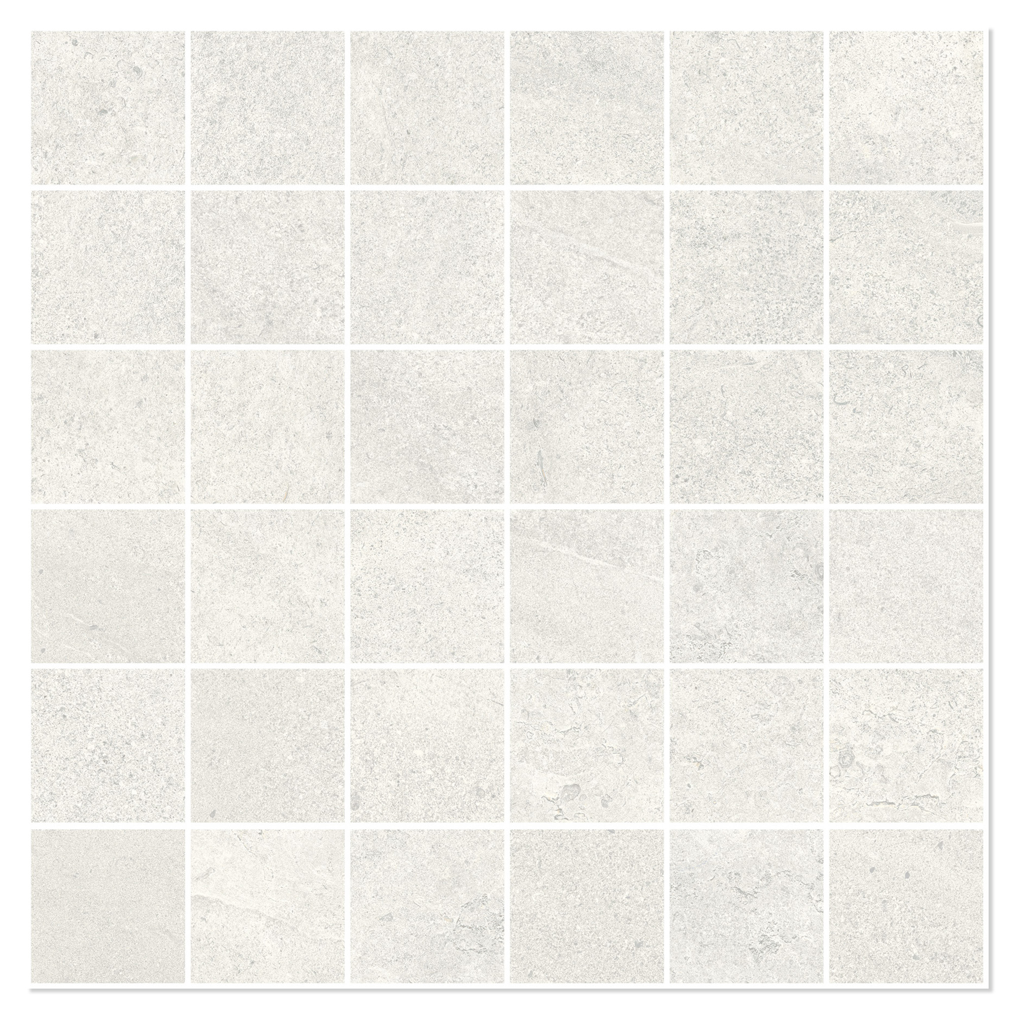 Sant’Agostino Mosaikk Gulvflis Bergstone Light Matt-Struktur 30x30 (5x5) cm