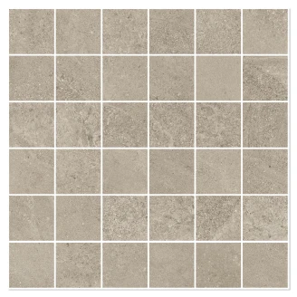 Sant’Agostino Mosaik Klinker <strong>Bergstone</strong>  Sand Matt-Struktur 3D 30x30 (5x5) cm
