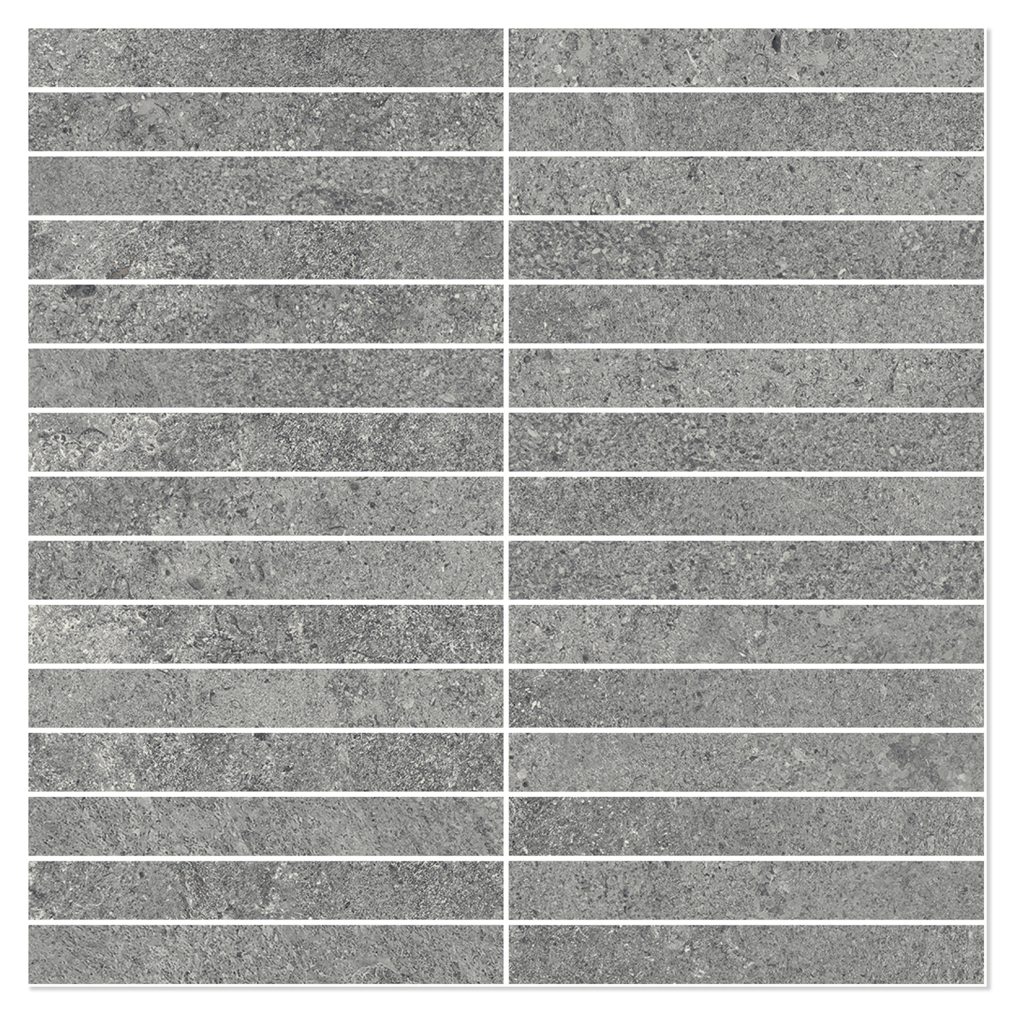 Sant’Agostino Mosaikk Gulvflis Bergstone Dark Matt-Struktur 3D 30x30 cm