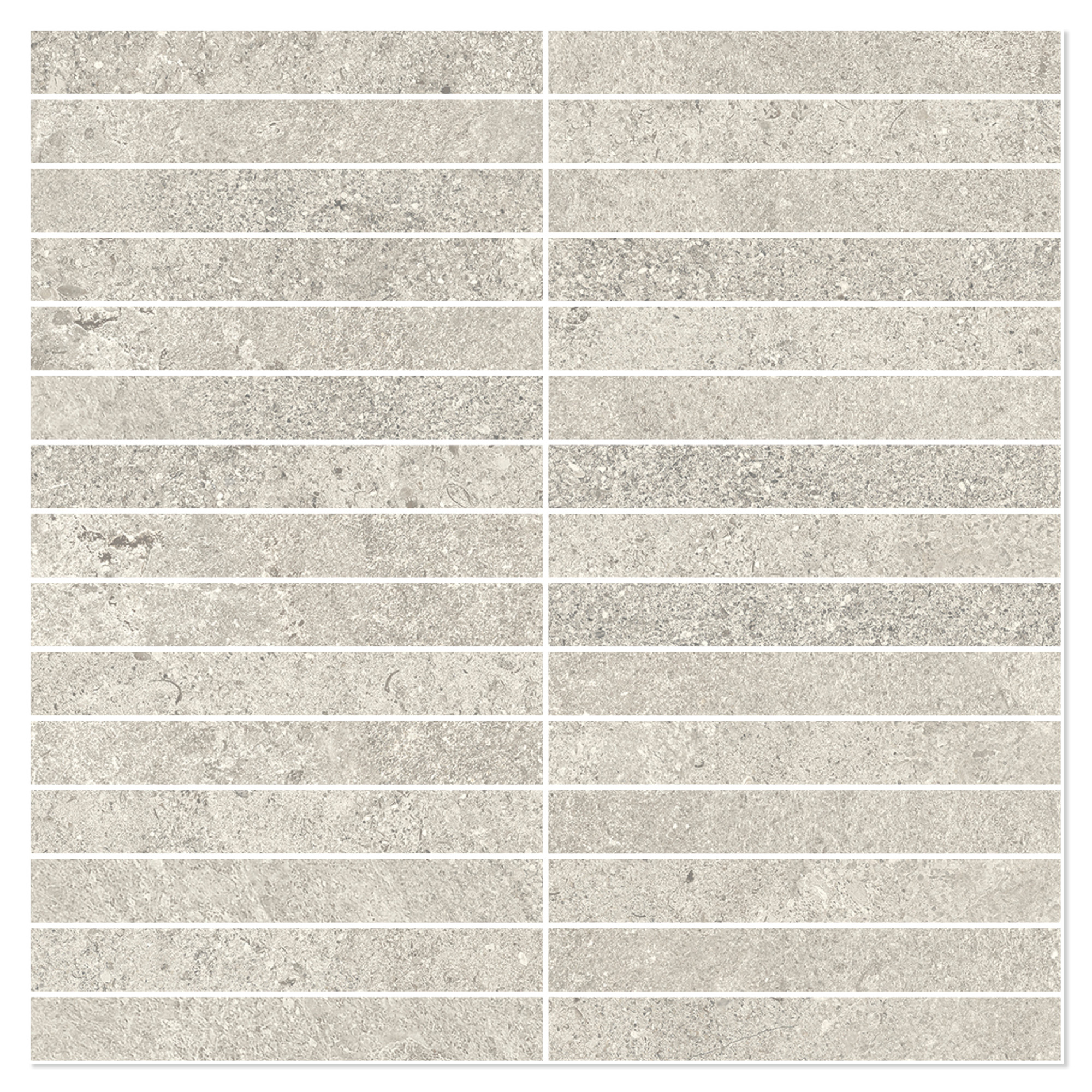 Sant’Agostino Mosaikk Gulvflis Bergstone Pearl Matt-Struktur 3D 30x30 cm