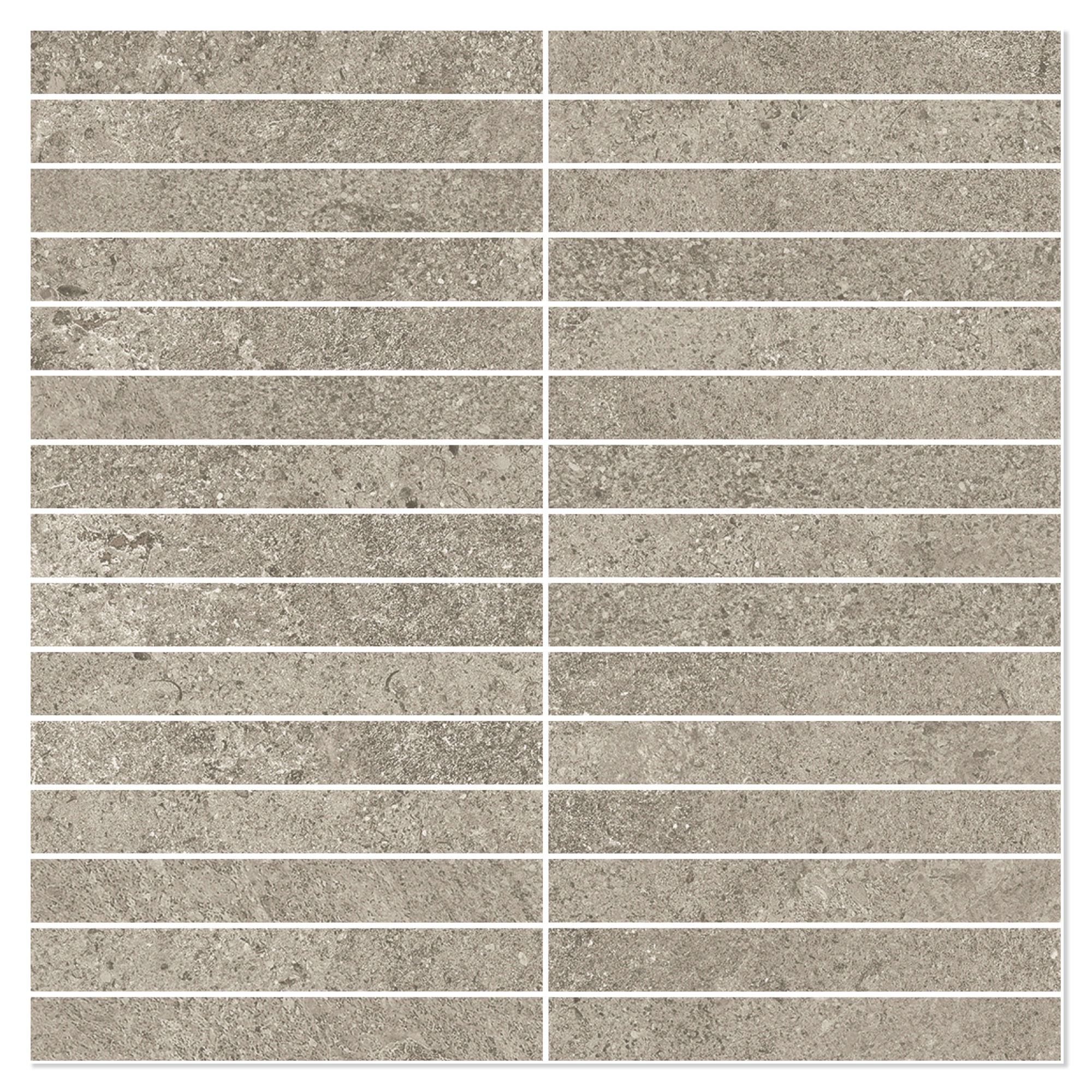 Sant’Agostino Mosaikk Gulvflis Bergstone Sand Matt-Struktur 3D 30x30 cm