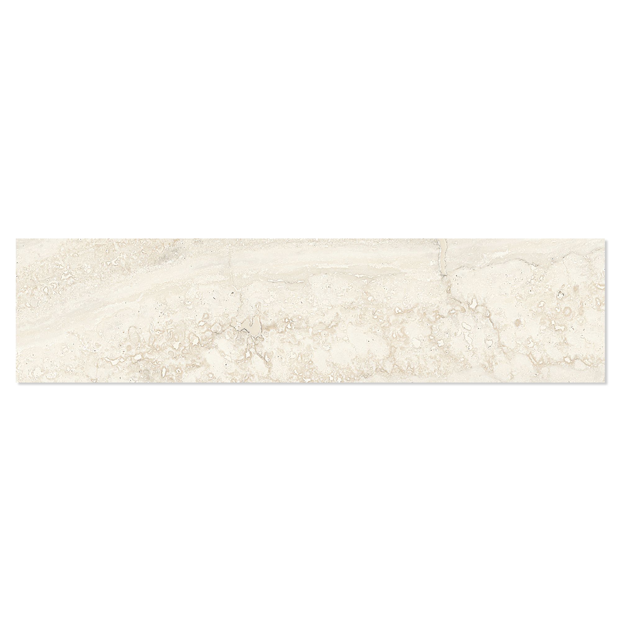 Sant’Agostino Gulvflis Invictus Ivory Polert 7x30 cm