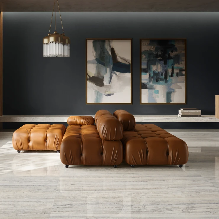 Sant’Agostino Gulvflis Invictus Pearl Polert 90x180 cm