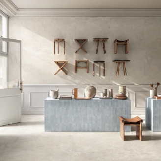 Sant’Agostino Klinker <strong>Invictus Cross</strong>  White Matt 120x120 cm