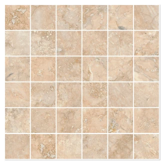 Sant’Agostino Mosaik Klinker <strong>Invictus Cross</strong>  Beige Matt 30x30 (5x5) cm