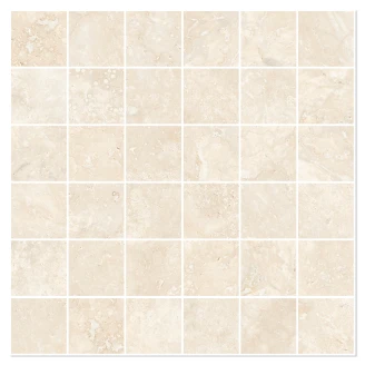 Sant’Agostino Mosaik Klinker <strong>Invictus Cross</strong>  Ivory Matt 30x30 (5x5) cm