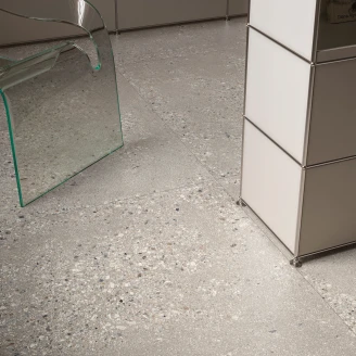 Sant’Agostino Klinker <strong>Gravel</strong>  Large Grey Matt-Struktur 3D 120x120 cm