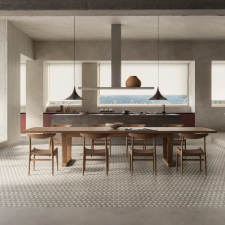 Sant’Agostino Klinker <strong>Gravel</strong>  Small Grey Matt-Struktur 3D 120x120 cm