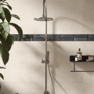 Sant’Agostino Kakel <strong>Gravel</strong>  Small Plisse Light Matt-Relief 60x120 cm