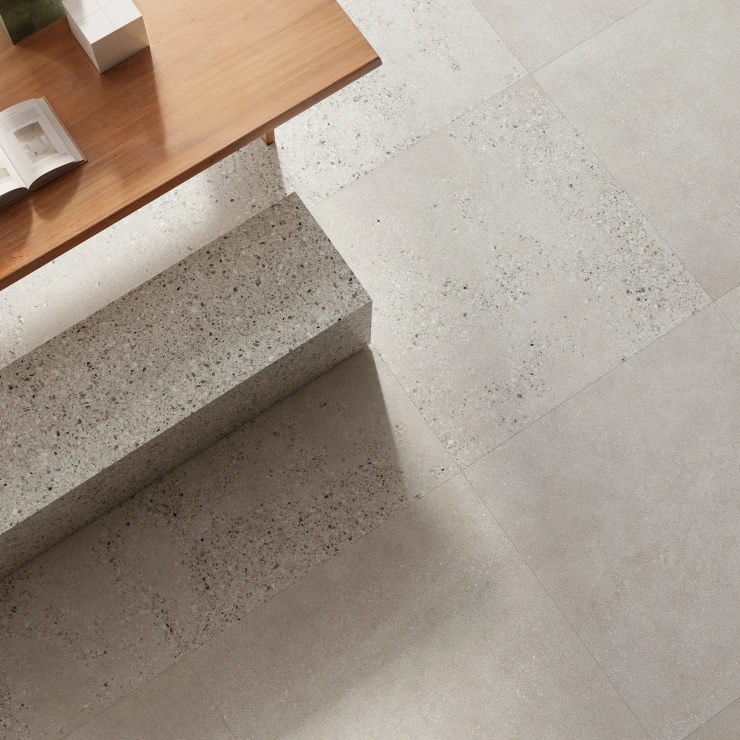 Sant’Agostino Gulvflis Gravel Small Pearl Matt-Struktur 3D 60x60 cm