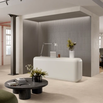 Sant’Agostino Klinker <strong>Baystone</strong>  Ivory Matt-Struktur 3D 120x120 cm