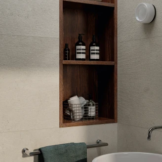 Sant’Agostino Kakel <strong>Baystone</strong>  Plisse Pearl Matt-Relief 60x120 cm