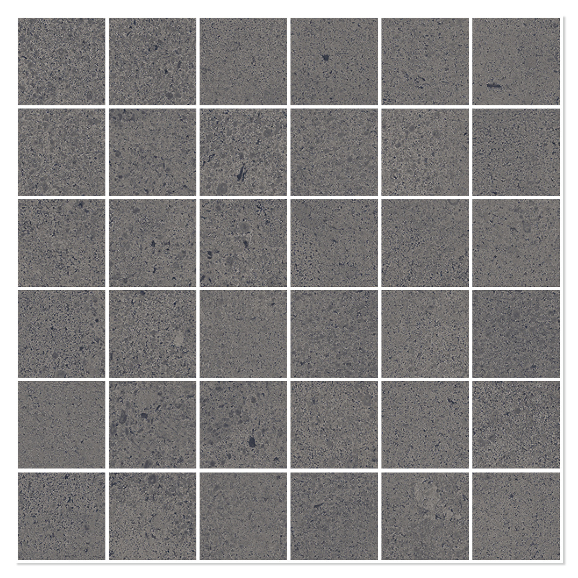 Sant’Agostino Mosaikk Gulvflis Baystone Dark Matt-Struktur 30x30 (5x5) cm