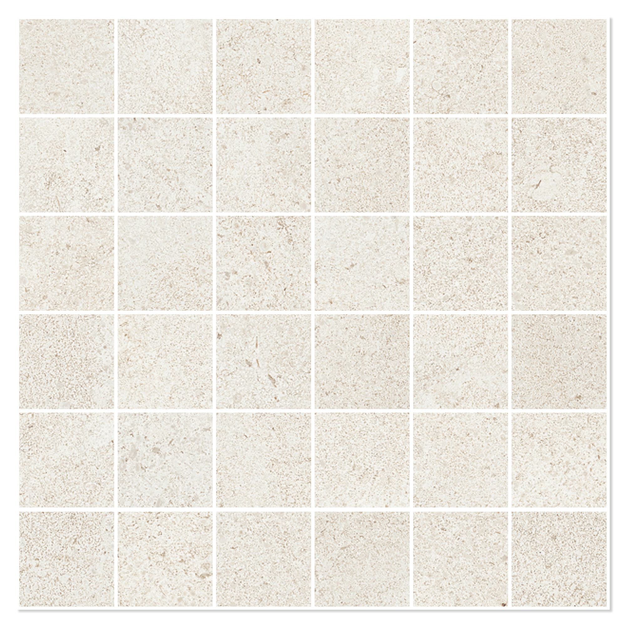 Sant’Agostino Mosaikk Gulvflis Baystone Light Matt-Struktur 30x30 (5x5) cm