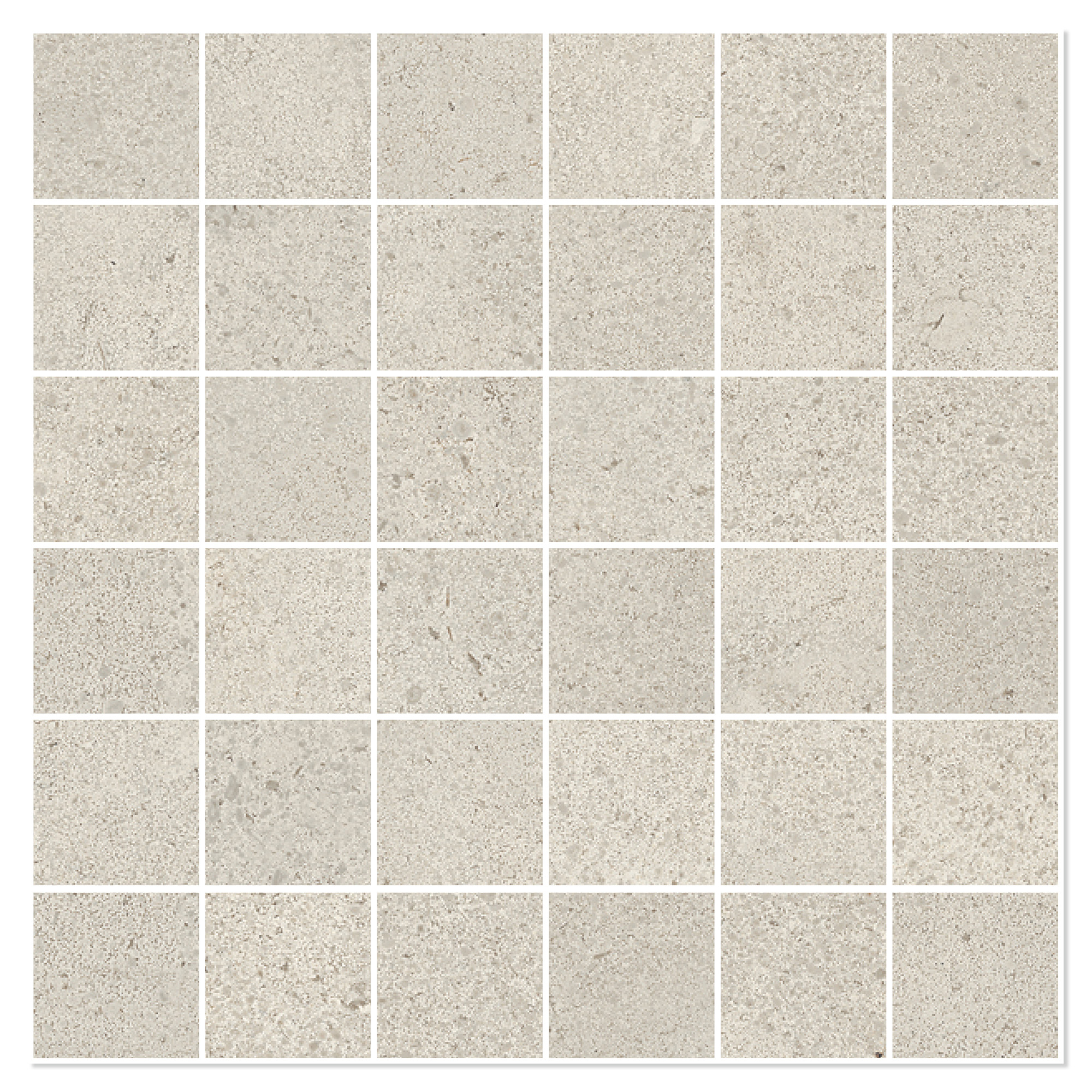 Sant’Agostino Mosaikk Gulvflis Baystone Pearl Matt-Struktur 30x30 (5x5) cm