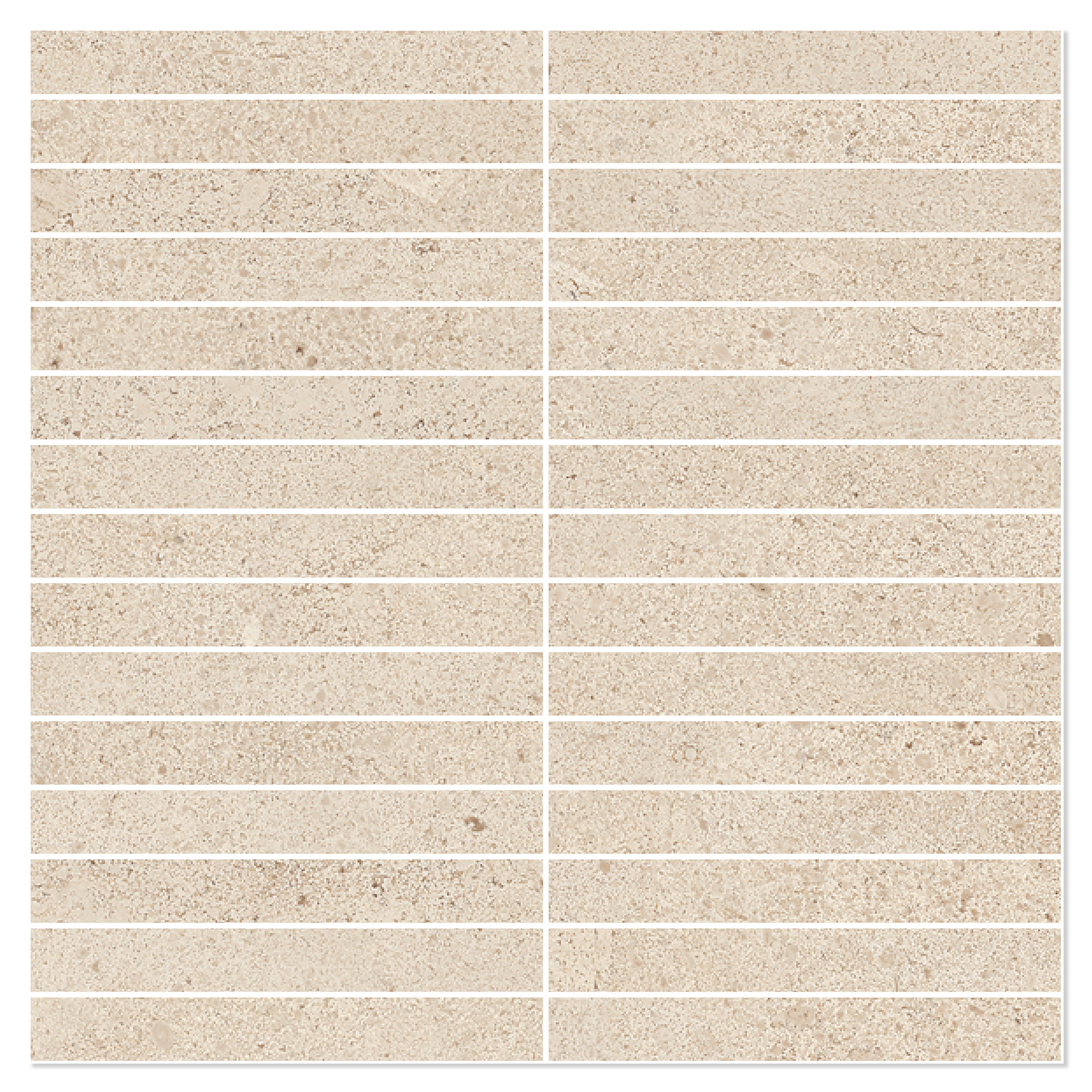 Sant’Agostino Mosaikk Gulvflis Baystone Plus Ivory Matt-Struktur 3D 30x30 cm