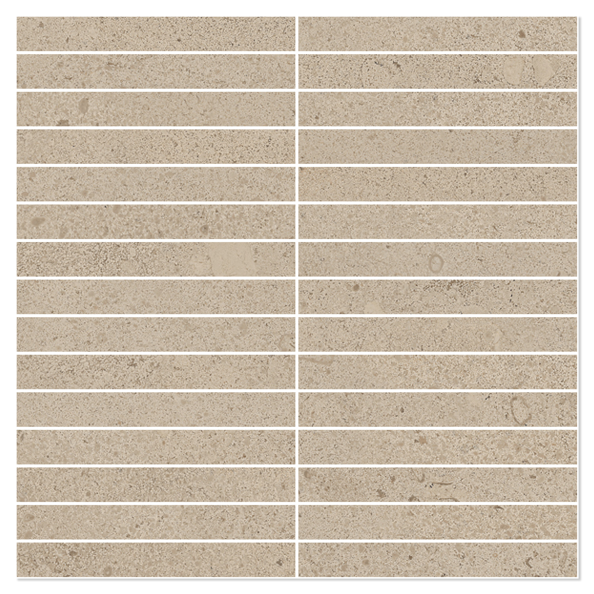 Sant’Agostino Mosaikk Gulvflis Baystone Plus Sand Matt-Struktur 3D 30x30 cm