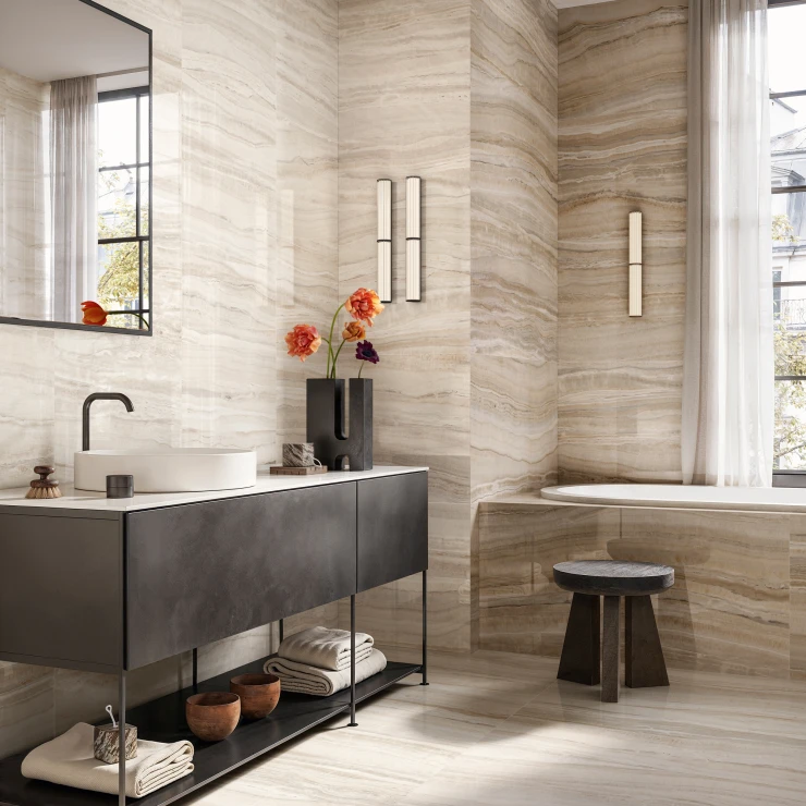 Sant’Agostino Gulvflis Astral Beige Polert 60x120 cm