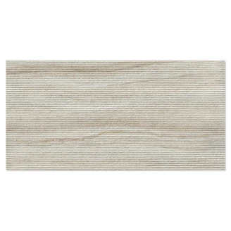 Sant’Agostino Kakel <strong>Astral</strong>  Plisse Ivory Matt-Relief 60x120 cm