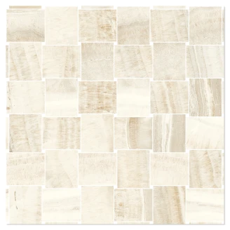 Sant’Agostino Mosaik Klinker <strong>Astral</strong>  Storm Ivory Matt-Struktur 3D 30x30 cm