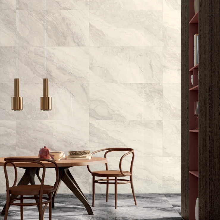 Sant’Agostino Marmor Gulvflis Mystic Ivory Polert 60x120 cm