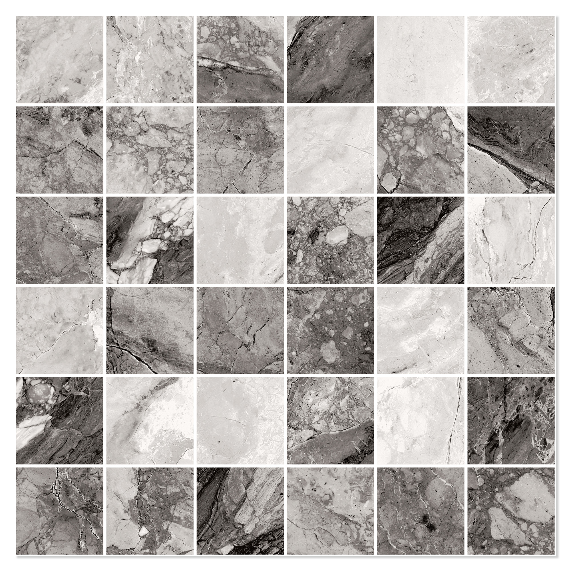 Sant’Agostino Mosaikk Gulvflis Mystic Dark Matt 30x30 cm