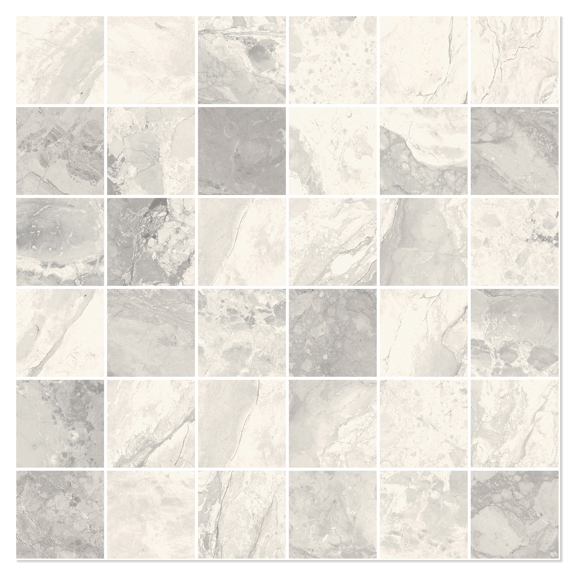 Sant’Agostino Mosaikk Gulvflis Mystic Pearl Matt 30x30 cm