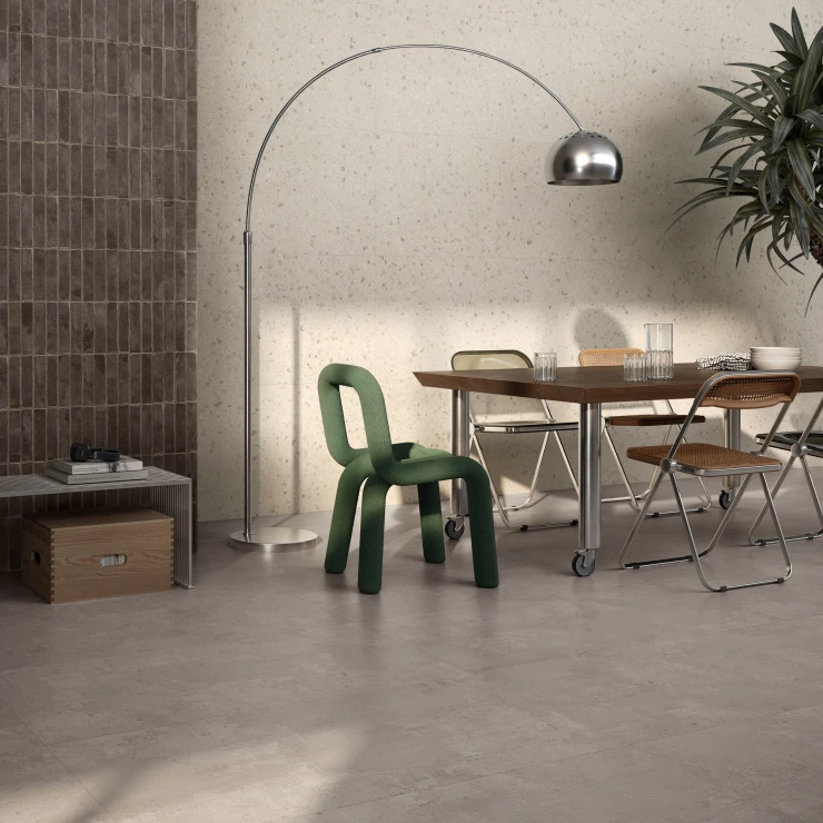 Sant’Agostino Gulvflis Glow Ivory Matt-Struktur 3D 60x60 cm