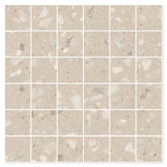 Sant’Agostino Mosaik Klinker <strong>Glow</strong>  Silk Sand Matt-Satin 30x30 (5x5) cm
