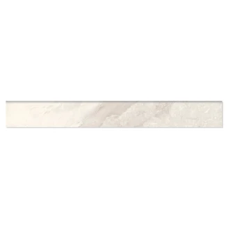 Sant’Agostino Golvsockel Marmor Klinker <strong>Mystic</strong>  Ivory Blank-Polerad 7x60 cm