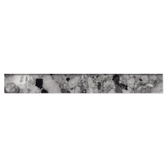 Sant’Agostino Golvsockel Klinker <strong>Venistone</strong>  Dark Blank-Polerad 7x60 cm