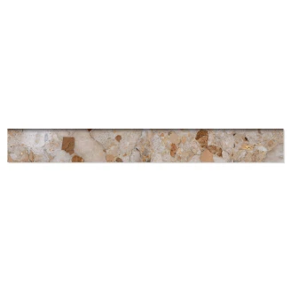 Sant’Agostino Golvsockel Klinker <strong>Venistone</strong>  Gold Blank-Polerad 7x60 cm
