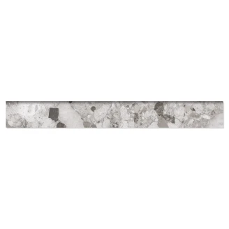 Sant’Agostino Golvsockel Klinker <strong>Venistone</strong>  Grey Blank-Polerad 7x60 cm