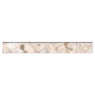 Sant’Agostino Golvsockel Klinker <strong>Venistone</strong>  Beige Matt 7x60 cm