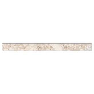 Sant’Agostino Golvsockel Klinker <strong>Venistone</strong>  Beige Blank-Polerad 7x90 cm