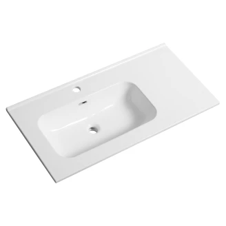 Tvättställsskåp Celeste Vit Blank 90 cm med Handfat Vit Blank