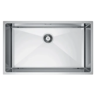 Rustfritt Stål Kjøkkenvask <strong>Valoise</strong>  Gull Matt 74x44 cm med Vannlås