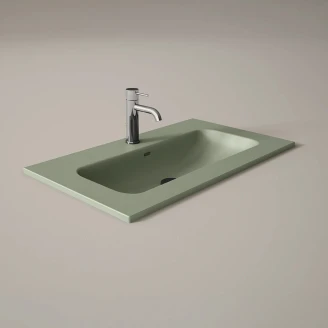 Tvättställ <strong>Vibrante</strong>  Oliv Matt 100 cm